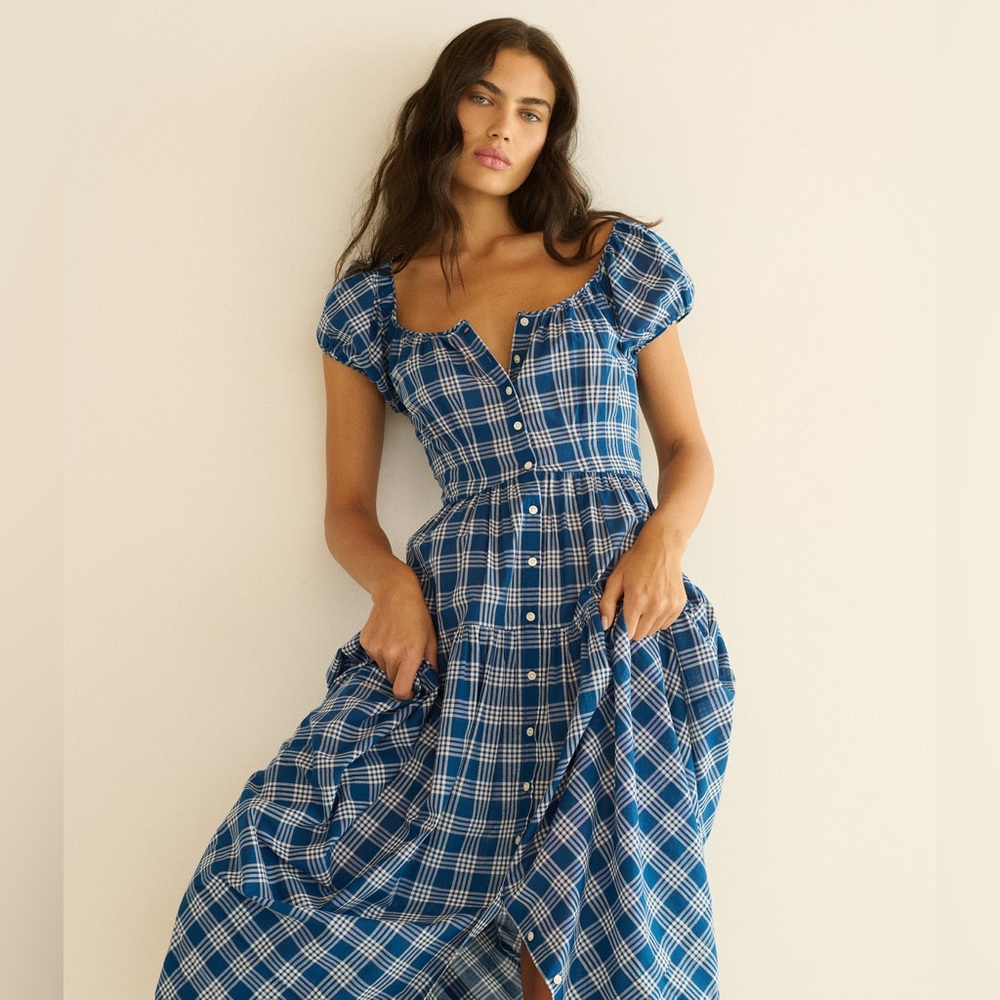 Doen Valenne Dress in Dorset Plaid - Picture 6 of 8